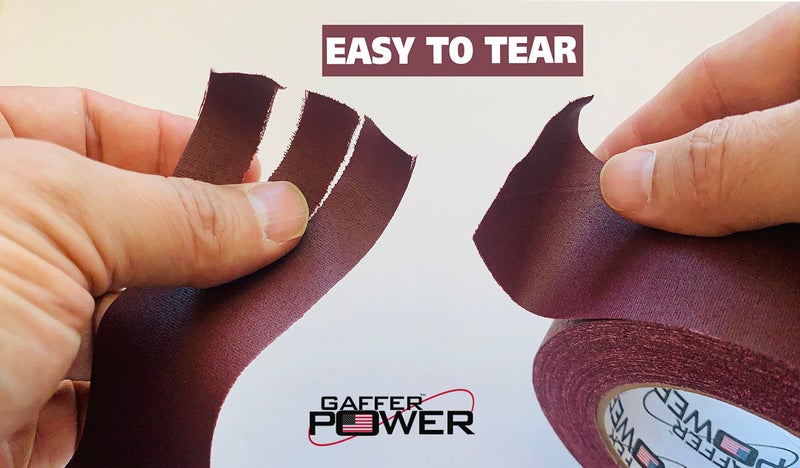 Gaffer Power Gaffers Tape 2 Inch | Deep Rich Burgundy | USA Made Quality | Leaves No Residue - Image 3